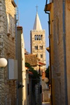 bell tower in rab town