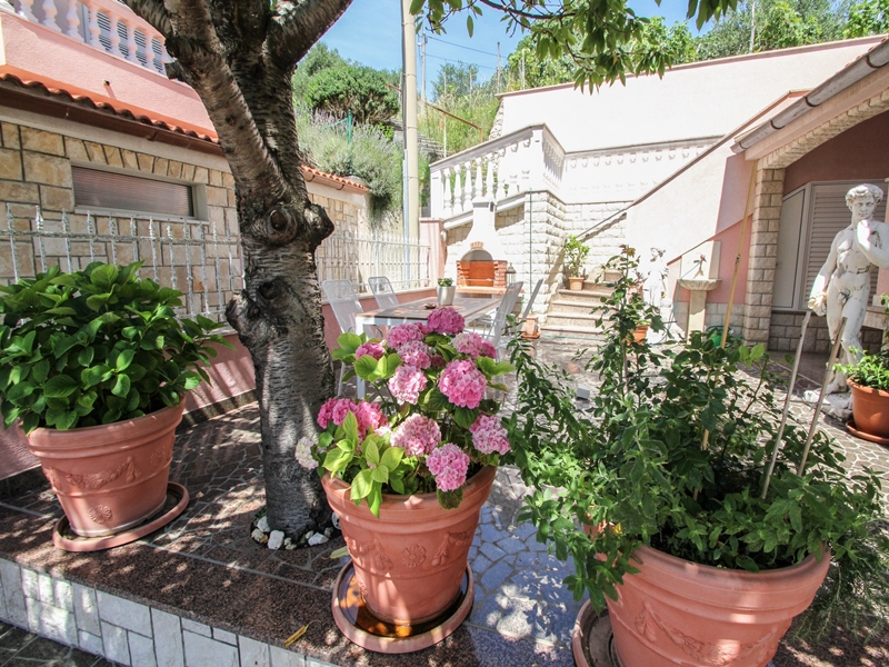 Terrace with grill facilities courtyard terrace